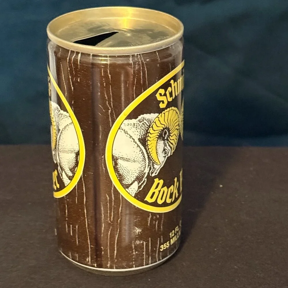 Schmidt's Bock vintage Beer can